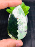 Chrome Chalcedony Cabochon • Code A33- A35 • AAA Quality • Natural Chrome Chalcedony Cabs • Chalcedony pendant