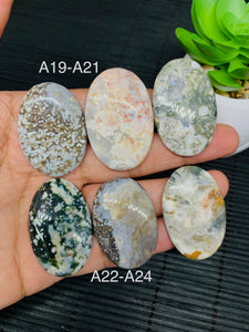 Ocean Jasper Cabochon • Code #A19-24 • AAA Quality • Natural Ocean Jasper Cabs