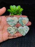 Mariposite Cabochon • Code A31- A34 • AAA Quality • Natural Mariposite Cabs • Mariposite Pendant