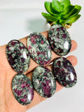 Eudialyte Cabochon • Code A13- A18 • AAA Quality • Natural Eudialyte Cabs • Eudialyte pendant