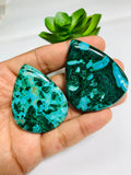 Malachite Cabochon • Code A7- A8 • Azurite Cabochon • Chrysocolla Cabochon • Natural Big Size Malachite Azurite Chrysocolla Cabs