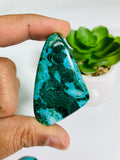 Malachite Cabochon • Code A17- A18 • Azurite Cabochon • Chrysocolla Cabochon • Natural Big Size Malachite Azurite Chrysocolla Cabs