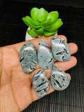 Hold Bland Dragon Cabochon • Code A13- A17 • AAA Quality •  Natural Dragon Cabs • Hold Bland Pendant •  Origin Poland