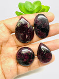 Eudialyte Cabochon • Code B9- B12 • AAAA Quality • Natural Eudialyte Cabs • Eudialyte pendant