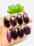 Eudialyte Cabochon • Code B13- B20 • AAAA Quality • Natural Eudialyte Cabs • Eudialyte pendant