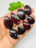 Eudialyte Cabochon • Code B35- B42 • AAAA Quality • Natural Eudialyte Cabs • Eudialyte pendant