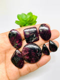 Eudialyte Cabochon • Code B43- B49 • AAAA Quality • Natural Eudialyte Cabs • Eudialyte pendant