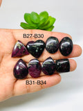 Eudialyte Cabochon • Code B27- B34 • AAAA Quality • Natural Eudialyte Cabs • Eudialyte pendant