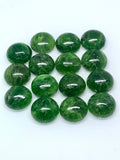 Chrome Diopside Cabochon • 10 mm Size • Pack of 1 Piece • AAA Quality • Natural Chrome Diopside Cabs • Diopside Stone •