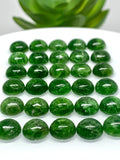 Chrome Diopside Cabochon • 8 mm Size • Pack of 1 Piece • AAA Quality • Natural Chrome Diopside Cabs • Diopside Stone •