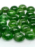 Chrome Diopside Cabochon • 8 mm Size • Pack of 1 Piece • AAA Quality • Natural Chrome Diopside Cabs • Diopside Stone •