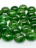 Chrome Diopside Cabochon • 8 mm Size • Pack of 1 Piece • AAA Quality • Natural Chrome Diopside Cabs • Diopside Stone •