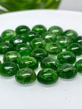 Chrome Diopside Cabochon • 8 mm Size • Pack of 1 Piece • AAA Quality • Natural Chrome Diopside Cabs • Diopside Stone •