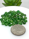 Chrome Diopside Cabochon • 6 mm Size • Pack of 2 Piece • AAA Quality • Natural Chrome Diopside Cabs • Diopside Stone •