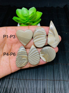 Polish Flite Cabochon • Code P1- P6 • AAA Quality • Natural Polish Flite Cabs • Polish Flite Pendant