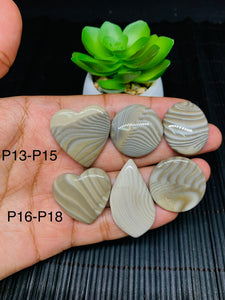 Polish Flite Cabochon • Code P13- P18 • AAA Quality • Natural Polish Flite Cabs • Polish Flite Pendant