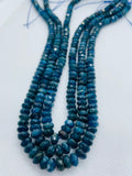 8 MM Neon Apatite faceted Roundel, length 15.5 inch ,faceted roundel beads, dark neon Apatite