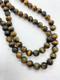 12MM Tiger Eye  Round Beads , Tiger Eye good Quality, Length is 16 inch