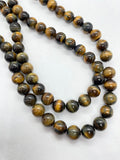 12MM Tiger Eye Round Beads , Tiger Eye good Quality, Length is 16 inch