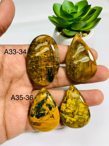 Nellite Pietersite Cabochon • Code A33-A36 • AAA Quality •  Natural Nellite Pietersite Cabs • Pietersite Cabochon • Pietersite Pendant