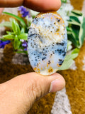 Dendritic Moss Agate Cabochon • Code D9-D10 • AAA Quality • Natural Dendritic Moss Agate Cabs • Moss Agate Pendant