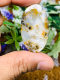 Dendritic Moss Agate Cabochon • Code D19- D22 • AAA Quality •  Natural Dendritic Moss Agate Cabs •  Moss Agate  Pendant