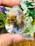 Dendritic Moss Agate Cabochon • Code D19- D22 • AAA Quality •  Natural Dendritic Moss Agate Cabs •  Moss Agate  Pendant