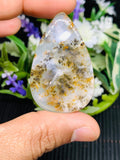 Dendritic Moss Agate Cabochon • Code D23- D26 • AAA Quality •  Natural Dendritic Moss Agate Cabs •  Moss Agate  Pendant