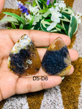 Dendritic Moss Agate Cabochon • Code D5-D6 • AAA Quality • Natural Dendritic Moss Agate Cabs • Moss Agate Pendant
