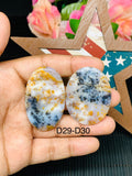 Dendritic Moss Agate Cabochon • Code D29- D30 • AAA Quality • Natural Dendritic Moss Agate Cabs • Moss Agate Pendant