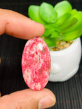 Thulite Cabochon • Code A1- A8 • AAA Quality • Natural Thulite Cabs • Thulite Pendant