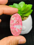 Thulite Cabochon • Code A37- A42 • AAA Quality • Natural Thulite Cabs • Thulite Pendant