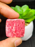 Thulite Cabochon • Code A41A/ A42A/ A43- A48 • AAA Quality • Natural Thulite Cabs • Thulite Pendant