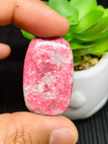 Thulite Cabochon • Code A55- A60 • AAA Quality • Natural Thulite Cabs • Thulite Pendant