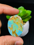 Kingman Turquoise Cabochon • Code A9- A16 • AAA Quality • Natural Turquoise Cabs • Kingman Turquoise Pendant