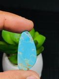 Kingman Turquoise Cabochon • Code A33- A40 • AAA Quality • Natural Turquoise Cabs • Kingman Turquoise Pendant