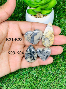 Kawanite Cabochon • Code K21-K24 • AAA Quality • Natural Kawanite Cabs • Kawanite Pendant