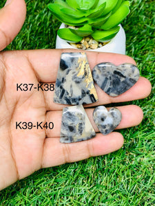 Kawanite Cabochon • Code K37-K40 • AAA Quality • Natural Kawanite Cabs • Kawanite Pendant