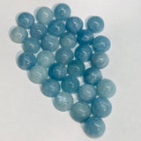 10MM Aquamarine Cabochon Pack of 2 Pcs - AAA Quality cabs- Natural Aquamarine Cabs