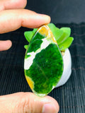 Chrome Chalcedony Cabochon • Code A4- A6 • AAA Quality • Natural Chrome Chalcedony Cabs • Chlacedony pendant