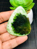 Chrome Chalcedony Cabochon • Code A7- A9 • AAA Quality • Natural Chrome Chalcedony Cabs • Chlacedony pendant