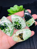 Chrome Chalcedony Cabochon • Code A10- A13 • AAA Quality • Natural Chrome Chalcedony Cabs • Chlacedony pendant