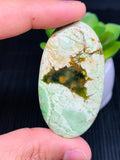 Chrome Chalcedony Cabochon • Code A10- A13 • AAA Quality • Natural Chrome Chalcedony Cabs • Chlacedony pendant
