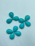 13X18MM Turquoise Pear Cabs- Quality AAA- gemstone cabs Pack of 1 pc 100% natural turquoise- Turquoise Pear Cabochon