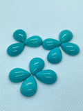 13X18MM Turquoise Pear Cabs- Quality AAA- gemstone cabs Pack of 1 pc 100% natural turquoise- Turquoise Pear Cabochon