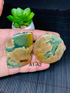 Rhyolite Cabochon •  Code A1-A2 • AAA Quality •  Natural Rhyolite Cabs • Rhyolite Pendant • Origin Nevada