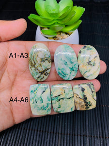 Mariposite Cabochon •  Code A1- A6 • AAA Quality •  Natural Mariposite  Cabs • Mariposite Pendant