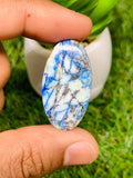 Azurite Turquoise Cabochon • Code A5-A10 • AAA Quality • Natural Azurite Cabs • Azurite Turquoise Pendant