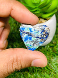 Azurite Turquoise Cabochon • Code A17-A22 • AAA Quality • Natural Azurite Cabs • Azurite Turquoise Pendant