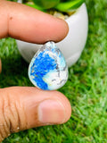 Azurite Turquoise Cabochon • Code A35-A40 • AAA Quality • Natural Azurite Cabs • Azurite Turquoise Pendant